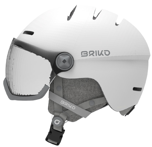 Helm Briko Blenda Photo Matt/White - 2023/24