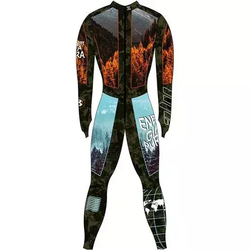 Rennanzug ENERGIAPURA Life Junior Black/Planet/Wave/Forest (isoliert, unpadded) - 2022/23