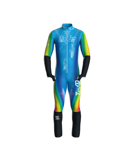 Rennanzug ENERGIAPURA Rainbow Junior (insulated, unpadded) - 2023/24