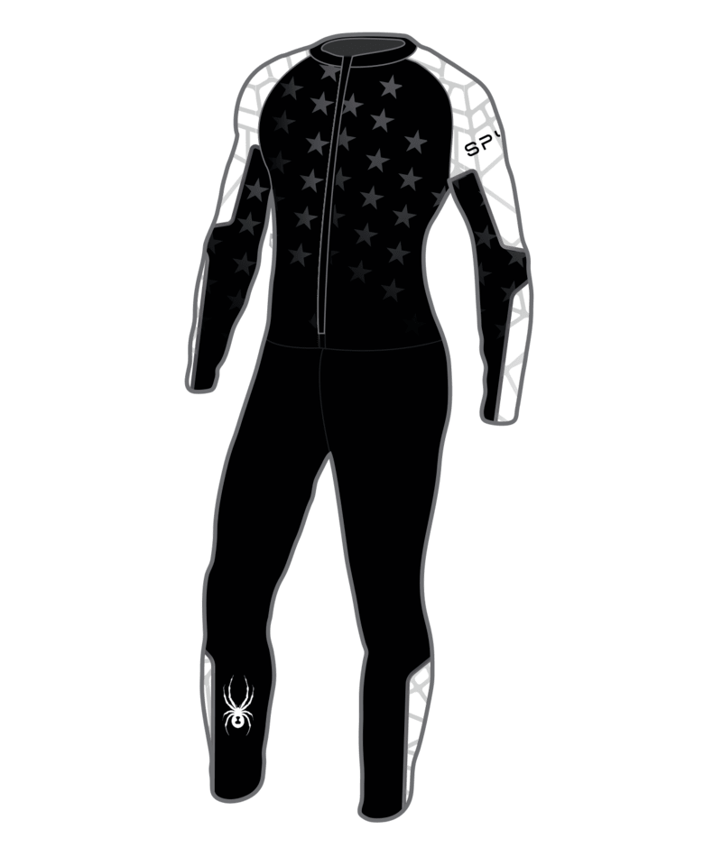 Rennanzug Spyder Nine Ninety Race Suit Black - 2023/24