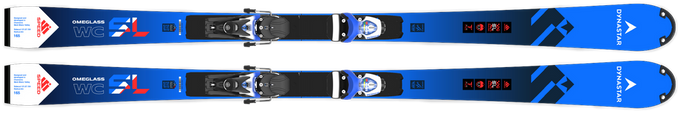 Ski Dynastar Speed Omeglass FIS SL Factory 165 R22 + Spx 15 Rockerace Clement Noel - 2023/24