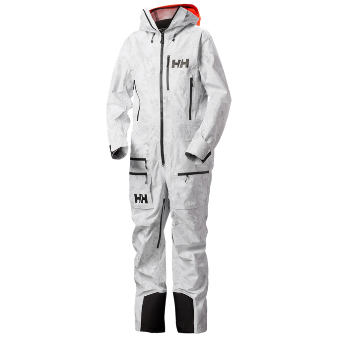 Skianzung Helly Hansen Chugach Infin Printed Suit Grey Fog Snow Camo Aop - 2024/25