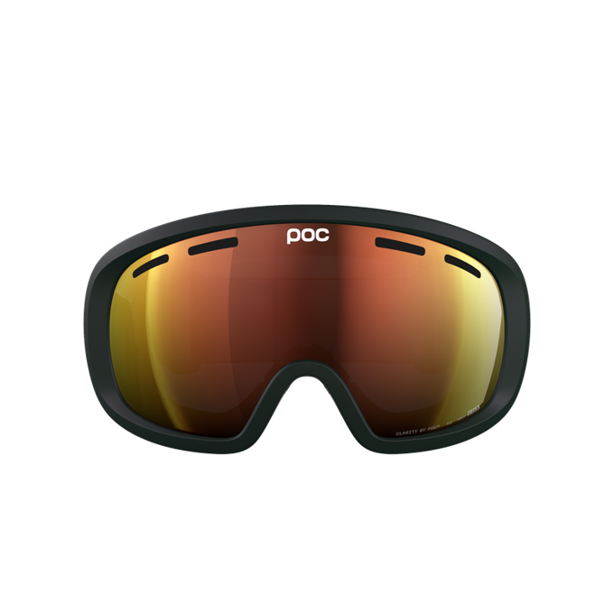 Skibrille POC Fovea Mid Pargasite Green/Partly Sunny Orange - 2024/25