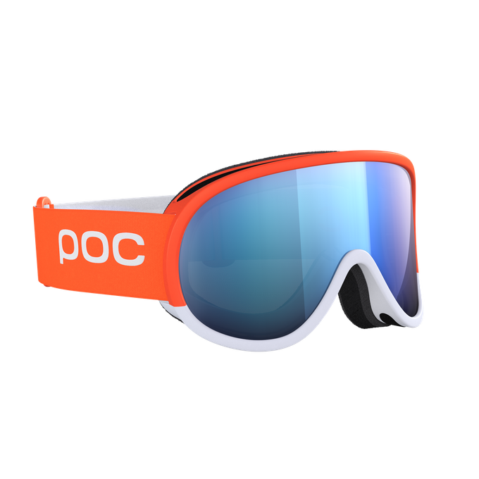 Skibrille POC Retina Mid Race Zink Orange/Hydrogen White/Partly Sunny Blue - 2023/24