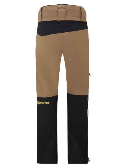 Skihose Ziener Tewes Full-Zip Man Black Mustard - 2024/25