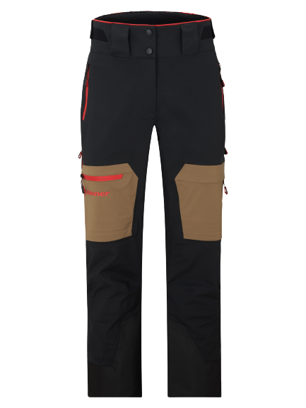 Skihose Ziener Tewes Full-Zip Teamwear Lady Walnut Red - 2024/25