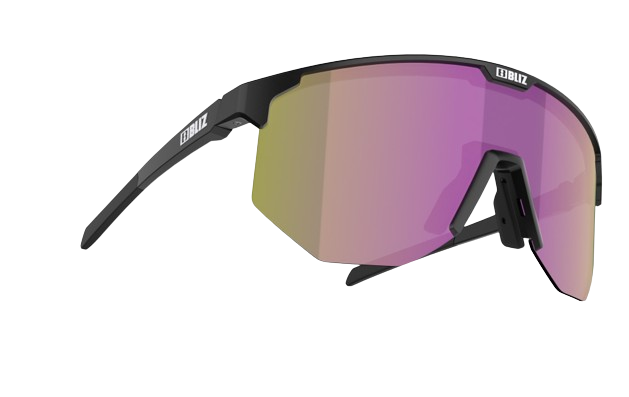 Sonnenbrille BLIZ Hero Small Matt Black/Brown Purple