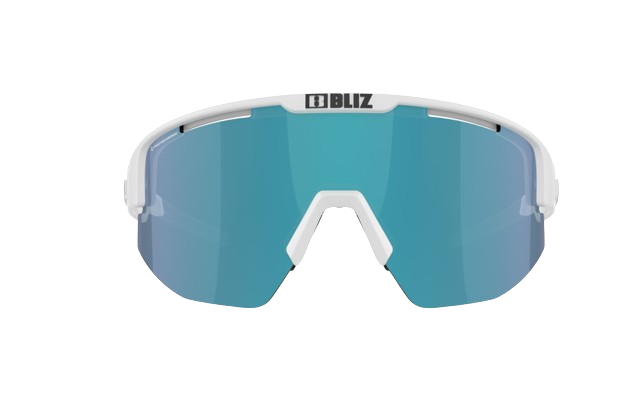 Sonnenbrille BLIZ Matrix Nano Photochromic Matt White/Brown Blue