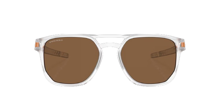 Sonnenbrille OAKLEY Latch Beta Introspect Collection Prizm Bronze Lenses / Matte Clear Frame