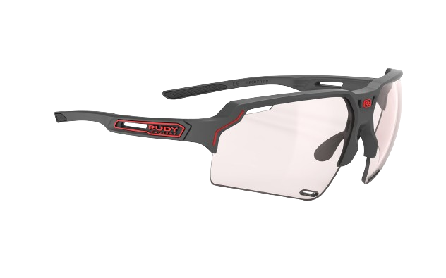 Sunglasses Rudy Project DELTABEAT CHARCOAL MATTE - Multilaser Red