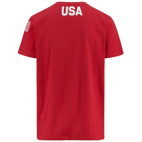 T-Shirt Kappa Eestessi US Red - 2023/24