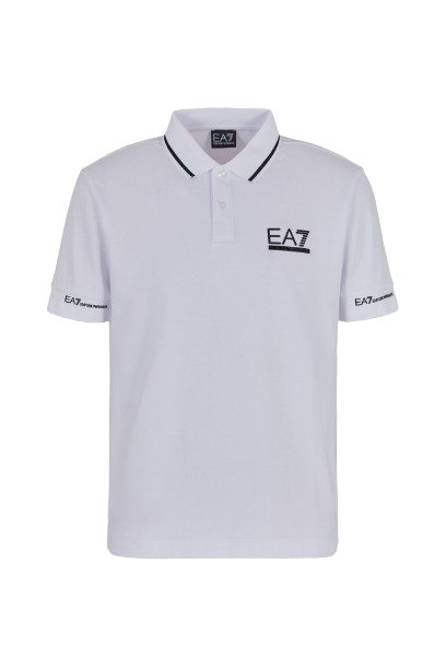 T-shirt Emporio Armani Man Jersey Polo White