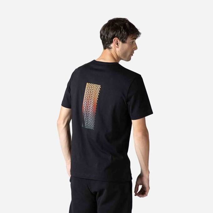 T-shirt Rossignol Hero Gradient Tee Black - 2023/24