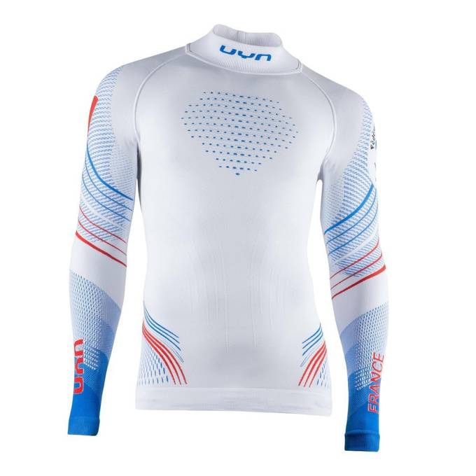 Thermounterwäsche UYN Natyon 2.0 Junior France UW Shirt LG SL. Turtle Neck - 2022/23