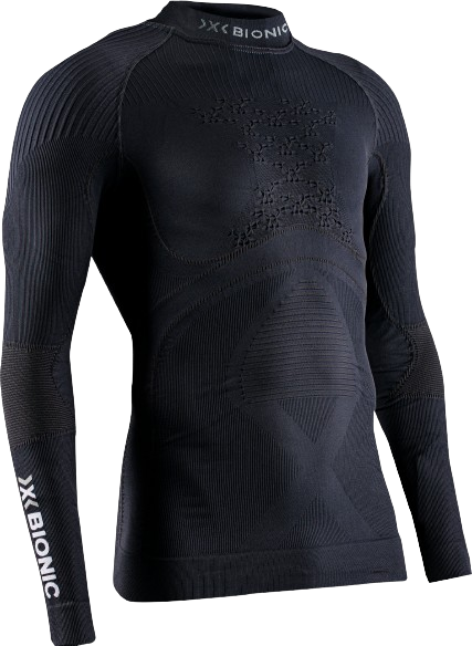 Thermounterwäsche X-bionic Energy Accumulator 4.0 Shirt Turtle Neck LG SL Men Opal Black/Arctic White - 2024/25