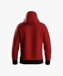 Bluse ENERGIAPURA Sweatshirt Full Zip With Hood Kopaonik Red - 2022/23