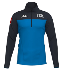 Fleecejacke Kappa 6CENTO 687BK ITA Blue Brilliant/Blu - 2024/25