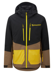 Skijacke Ziener Trivor Man Padded Black Mustard - 2024/25