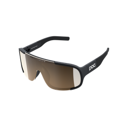 Sonnenbrille POC Aspire Mid Uranium Black/Brown Silver Mirror - 2024/25