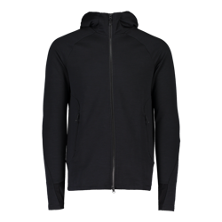 Sweatshirt POC M's Merino Zip Hood Uranium Black - 2023/24