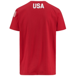 T-Shirt Kappa Eestessi US Red - 2023/24