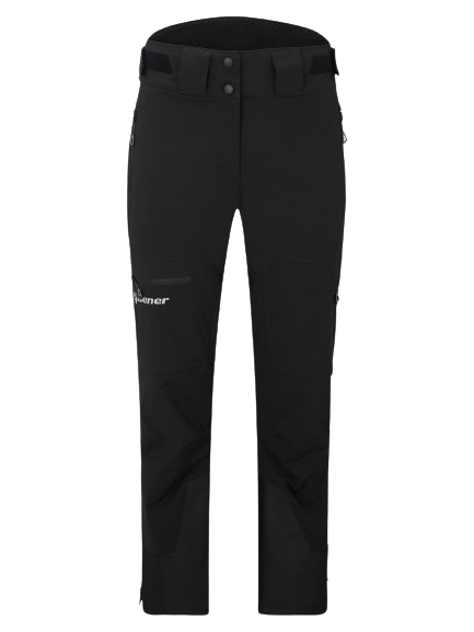 Ski Hosen Ziener Tewes Full-Zip Junior Teamwear Black - 2024/25