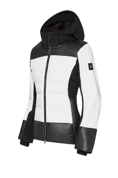 Ski Jacket Descente Sharon White/Black - 2023/24