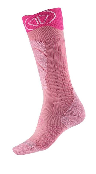 Skisocken Sidas Ski Merino Junior Pink - 2024/25