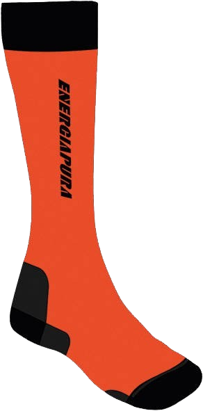 Skisocken ENERGIAPURA Long Socks Top Silk Orange - 2022/23