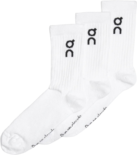 On Running Logo Sock 3Pack White 2023/24