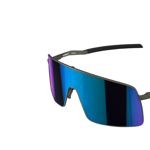 Sonnenbrille Oakley Sutro TI Prizm Sapphire Lenses/Satin Lead Frame