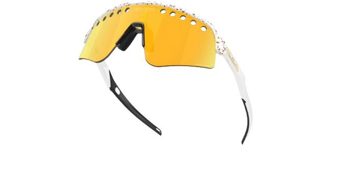 Sonnenbrille OAKLEY Sutro Lite Sweep MVDP Red Gold Splatter Frame/Prizm 24K Lens