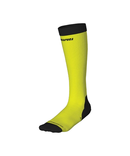 Skisocken Energiapura HP Silk Socks Fluo Yellow/Black - 2024/25