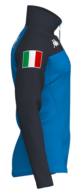 Fleecejacke Kappa 6CENTO 687BK ITA Blue Brilliant/Blu - 2024/25