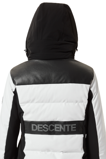 Ski Jacket Descente Sharon White/Black - 2023/24