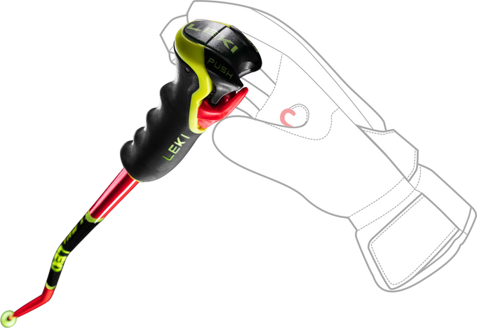 Skistöcke LEKI WCR GS Carbon 3D Red - 2025/26