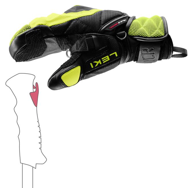 Handschuhe LEKI WCR Venom 3D Junior Mitt - 2025/26