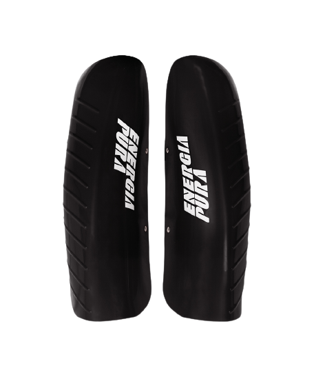 Shin Guard ENERGIAPURA Shinguard Racing Black/White Senior - 2023/24