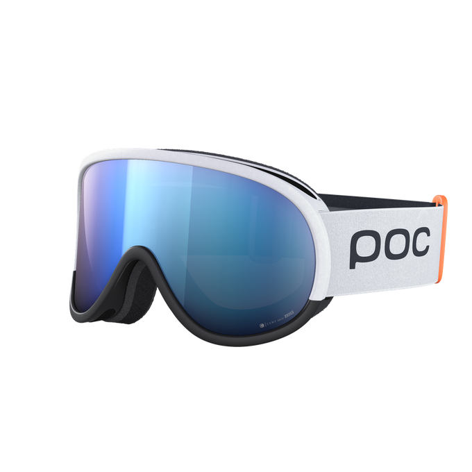 Skibrille POC Retina Mid Race Hydrogen White/Uranium Black/Partly Sunny Blue - 2023/24