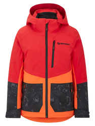 Jacket Ziener Trivor Lady Padded Red Orange Pop - 2024/25