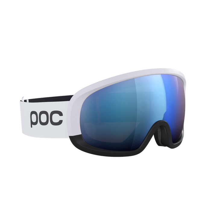 Skibrille POC Fovea Mid Race Hydrogen White/Uranium Black/Partly Sunny Blue - 2023/24