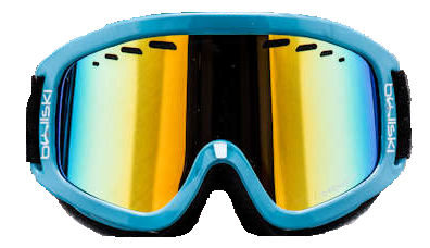 Goggles BULLSKI Pride Bicolor Lightblue/White