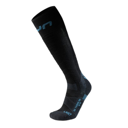 Ski socks UYN Man Ski Touring One Bio Socks Black/Blue - 2024/25