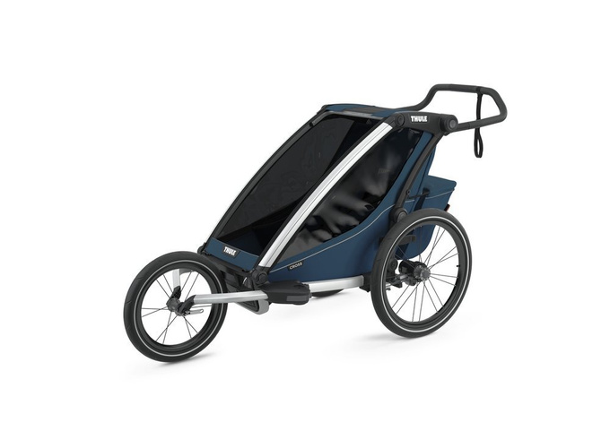 Bicycle Trailer Thule Chariot Cross1 Majolica Blue - 2023