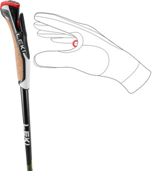 Poles Nordic Walking LEKI Flash Carbon - 2024