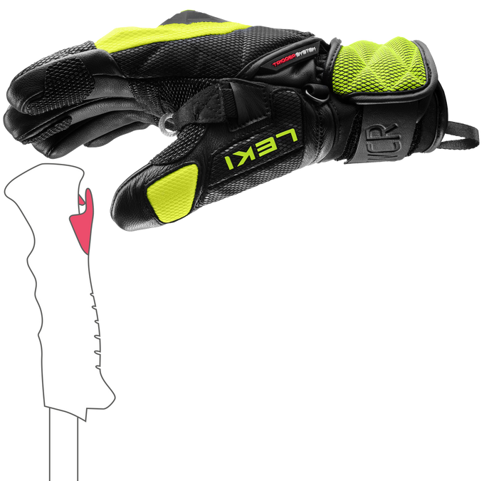 Gloves LEKI WCR Venom 3D Junior - 2025/26