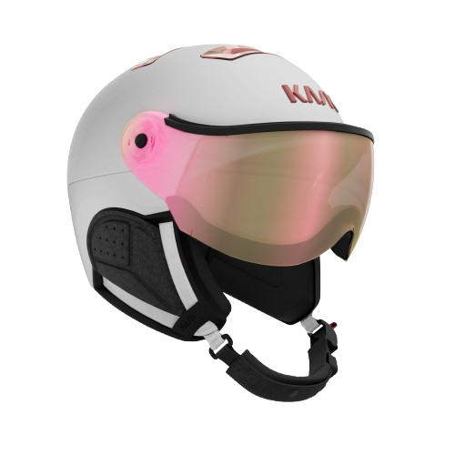 Helmet KASK Chrome Visor White/Pink Gold - 2024/25