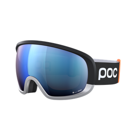 Skibrille POC Fovea Mid Race Uranium Black/Argentite Silver/Partly Sunny Blue - 2023/24