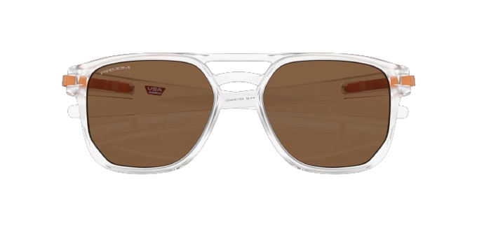 Sonnenbrille OAKLEY Latch Beta Introspect Collection Prizm Bronze Lenses / Matte Clear Frame