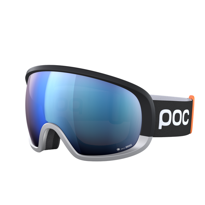 Ski goggles POC Fovea Race Uranium Black/Argentite Silver/Partly Sunny Blue - 2023/24